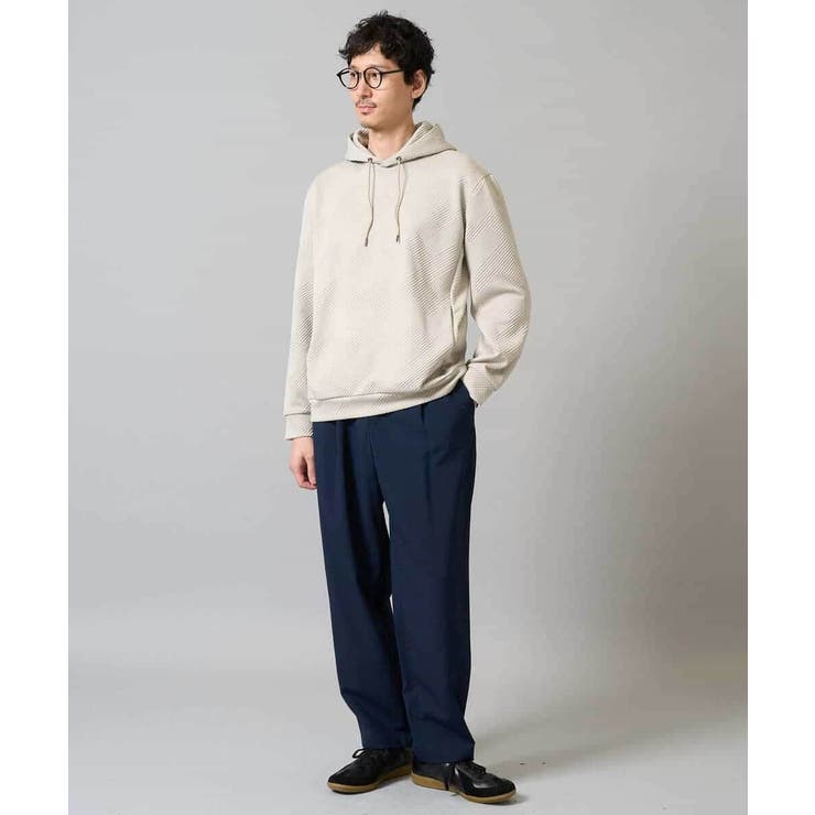 幾何ジャカードプルオーバーパーカー | a.v.v【MEN】 | 詳細画像12 