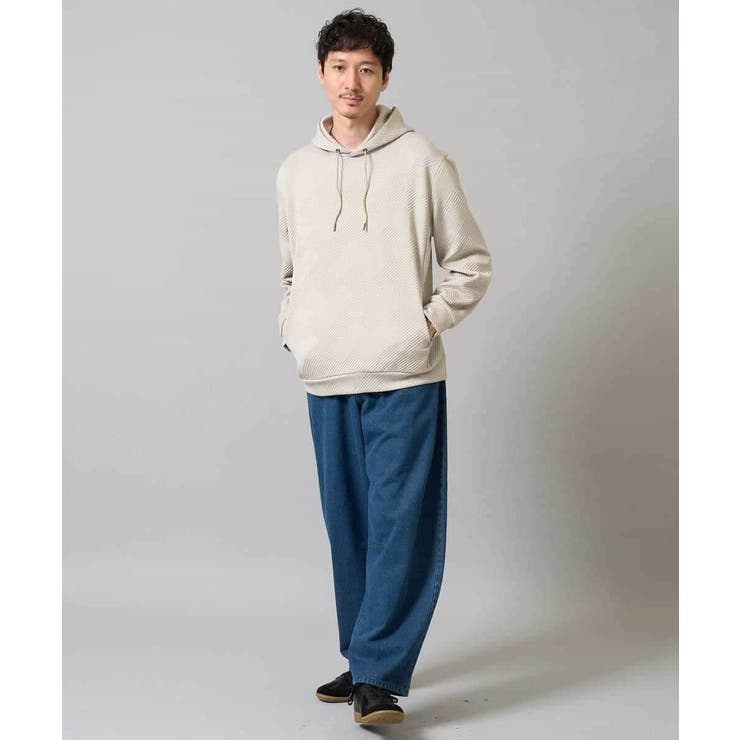 幾何ジャカードプルオーバーパーカー | a.v.v【MEN】 | 詳細画像15 