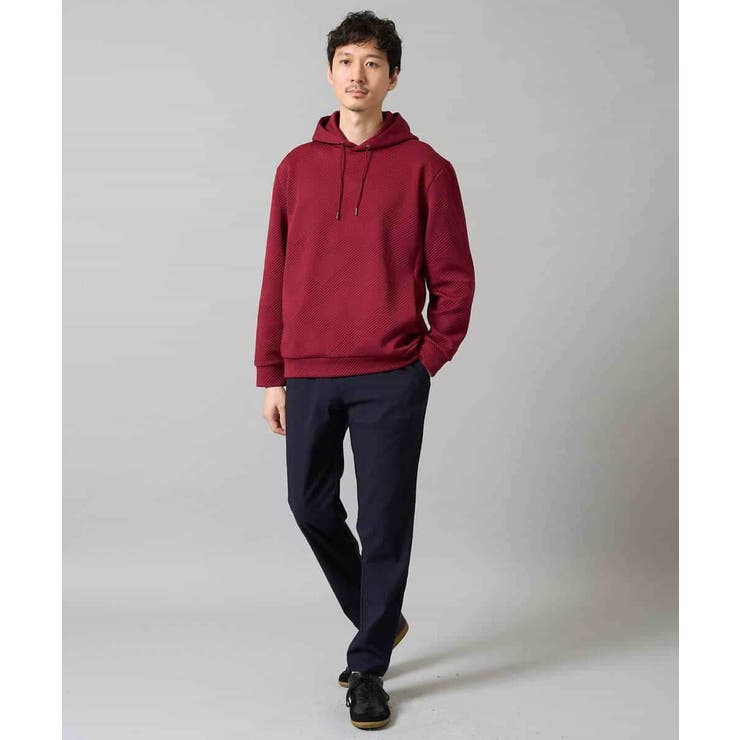 幾何ジャカードプルオーバーパーカー | a.v.v【MEN】 | 詳細画像2 