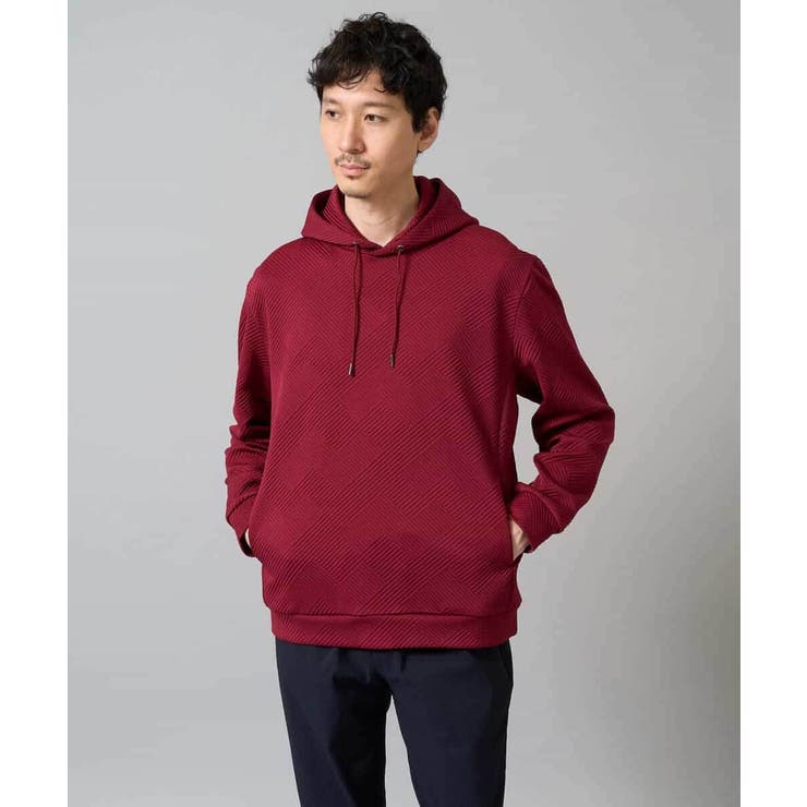 幾何ジャカードプルオーバーパーカー | a.v.v【MEN】 | 詳細画像29 