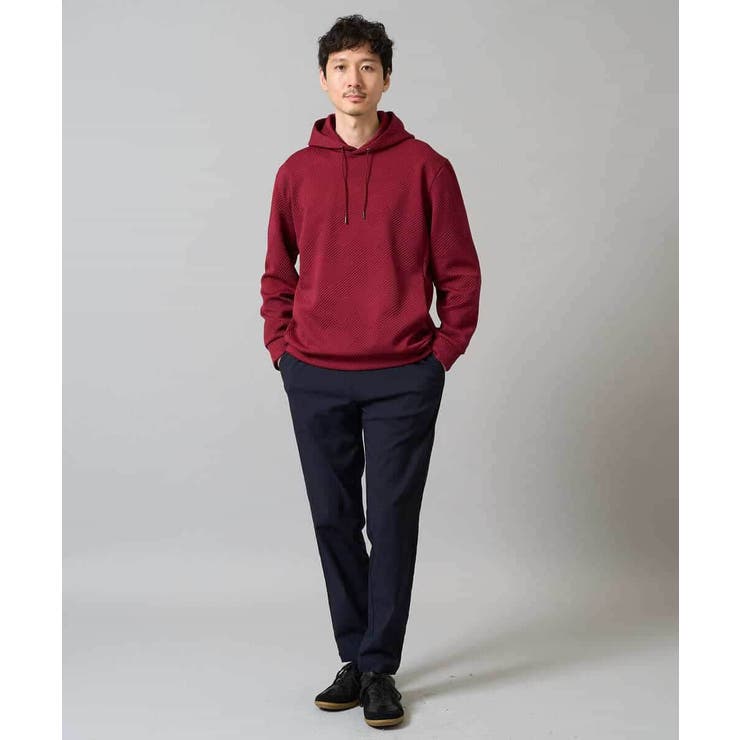 幾何ジャカードプルオーバーパーカー | a.v.v【MEN】 | 詳細画像3 