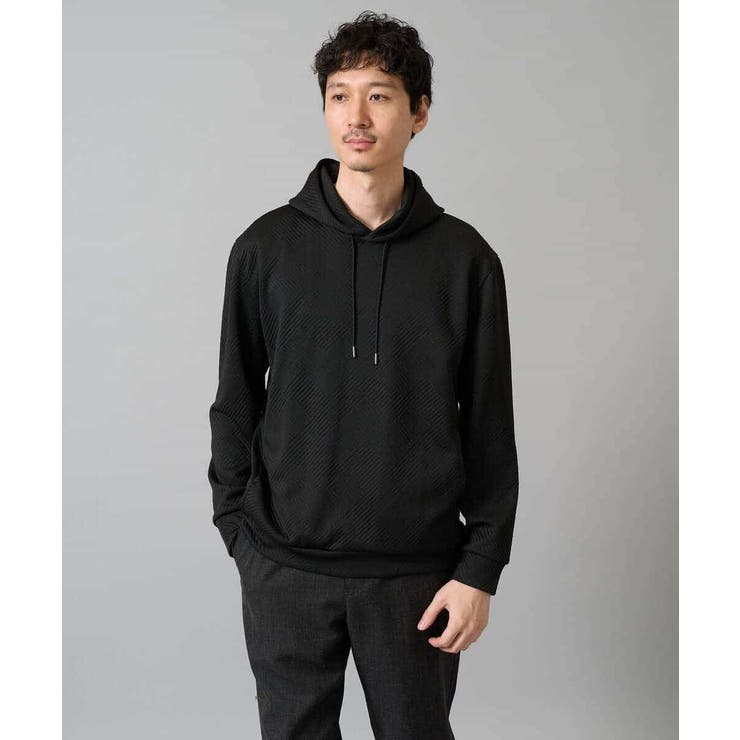 幾何ジャカードプルオーバーパーカー | a.v.v【MEN】 | 詳細画像38 