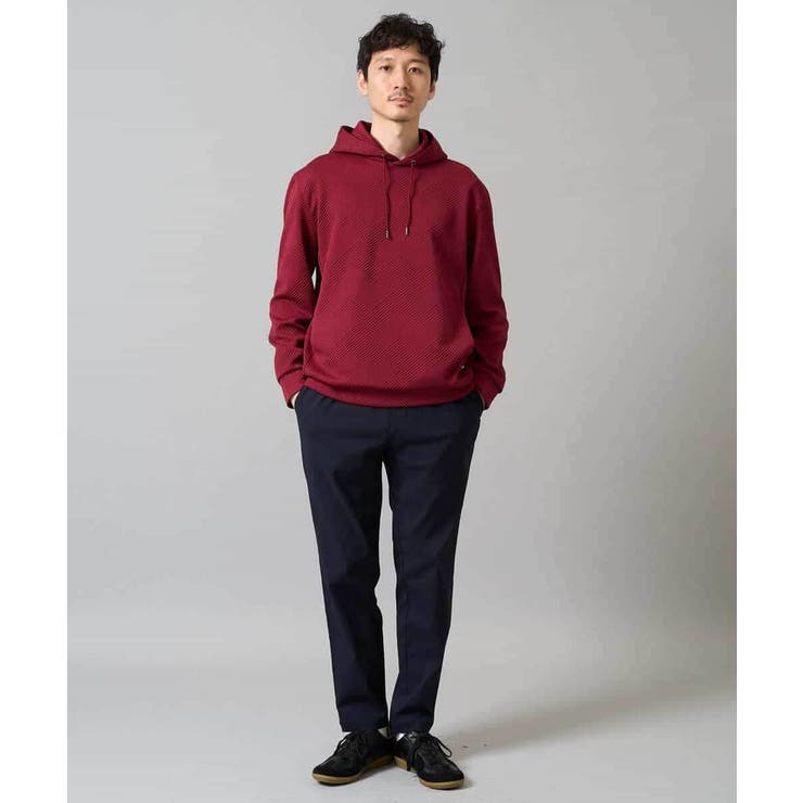 幾何ジャカードプルオーバーパーカー | a.v.v【MEN】 | 詳細画像4 