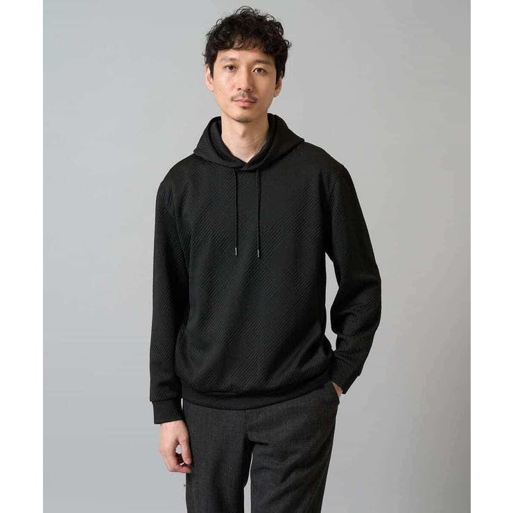 幾何ジャカードプルオーバーパーカー | a.v.v【MEN】 | 詳細画像42 