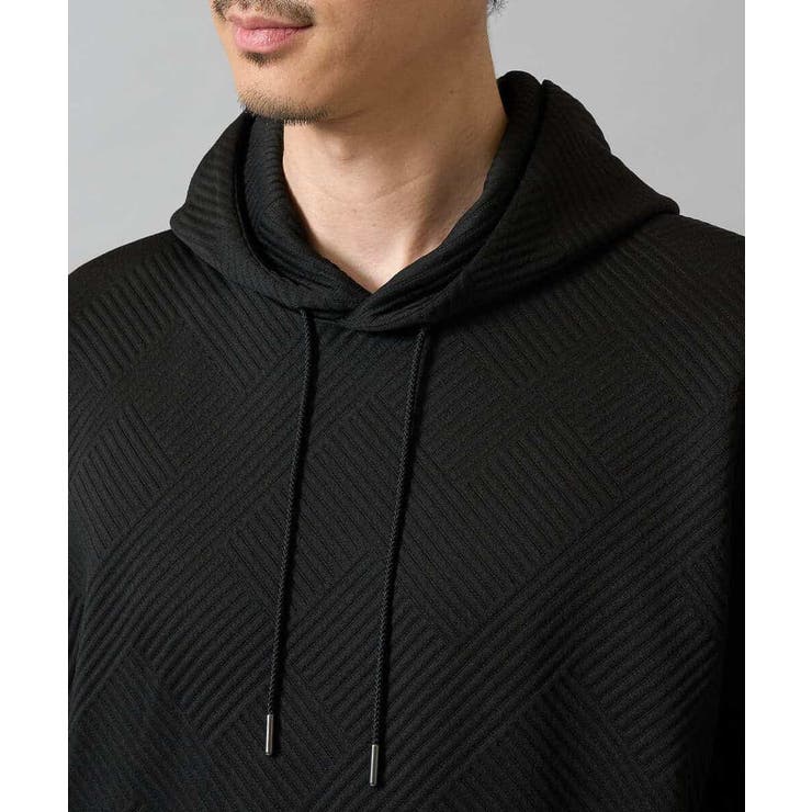 幾何ジャカードプルオーバーパーカー | a.v.v【MEN】 | 詳細画像45 