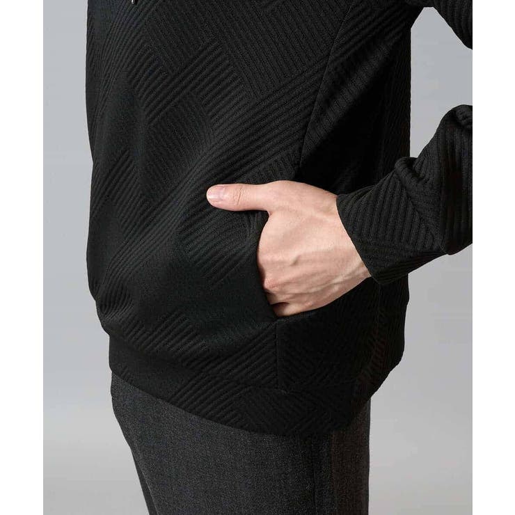 幾何ジャカードプルオーバーパーカー | a.v.v【MEN】 | 詳細画像47 