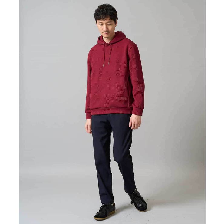 幾何ジャカードプルオーバーパーカー | a.v.v【MEN】 | 詳細画像5 