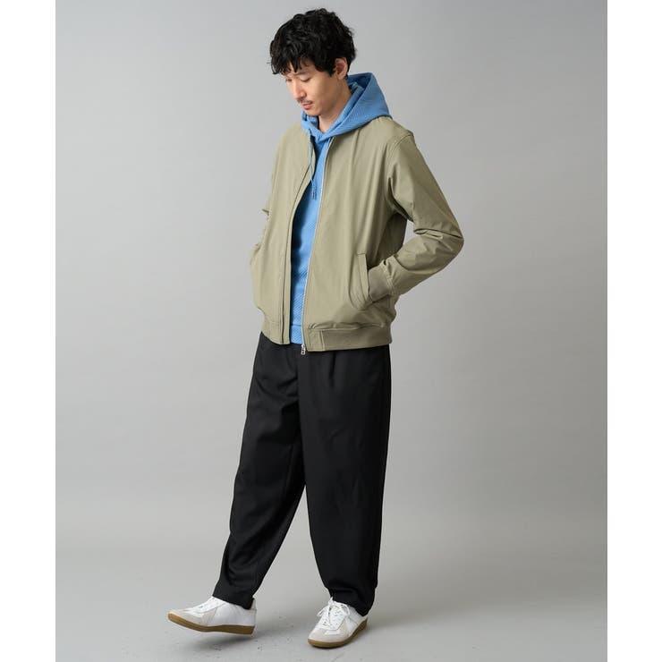 【イージーケア 毛玉になりにくい】幾何ジャカードプルオーバーパーカー【ストレッチ… | a.v.v【MEN】 | 詳細画像54 