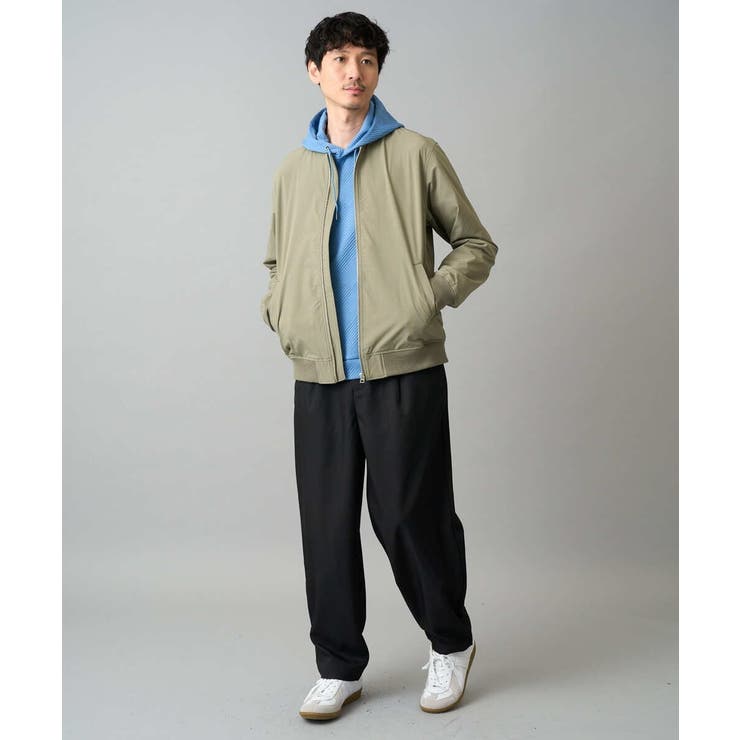 【イージーケア 毛玉になりにくい】幾何ジャカードプルオーバーパーカー【ストレッチ… | a.v.v【MEN】 | 詳細画像55 