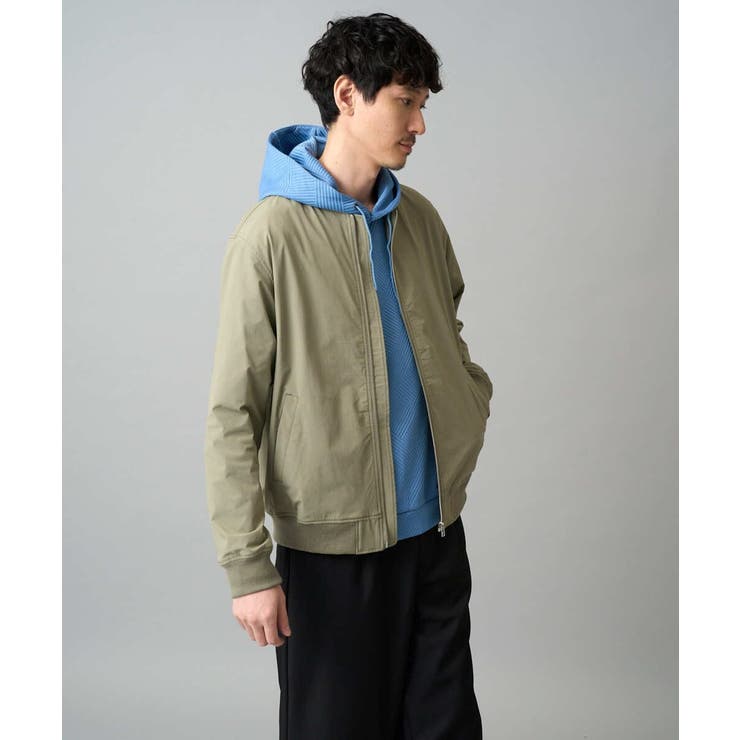 【イージーケア 毛玉になりにくい】幾何ジャカードプルオーバーパーカー【ストレッチ… | a.v.v【MEN】 | 詳細画像56 