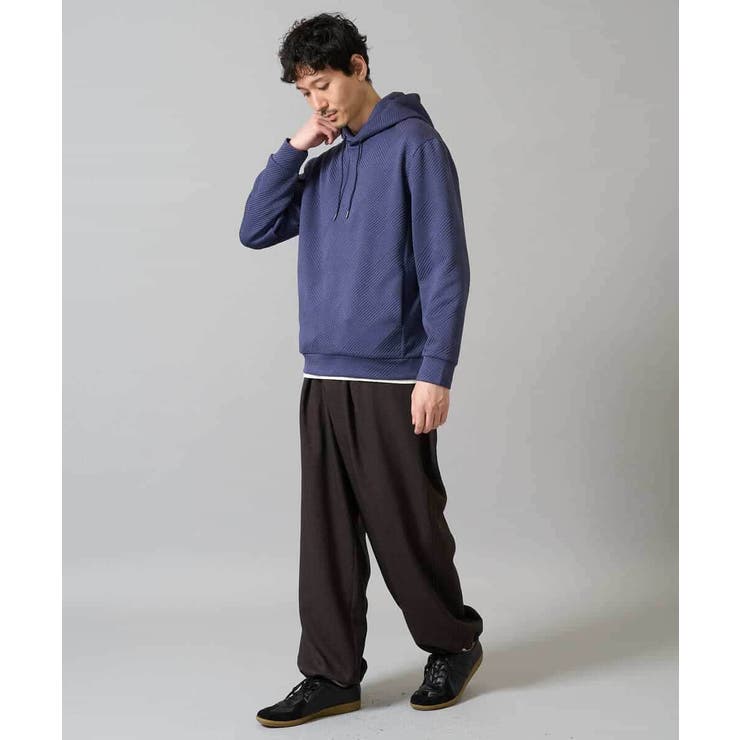 幾何ジャカードプルオーバーパーカー | a.v.v【MEN】 | 詳細画像9 