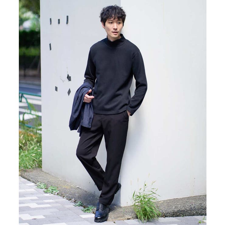 アゼダブルフェイスハイネックカットソー | a.v.v【MEN】 | 詳細画像2 