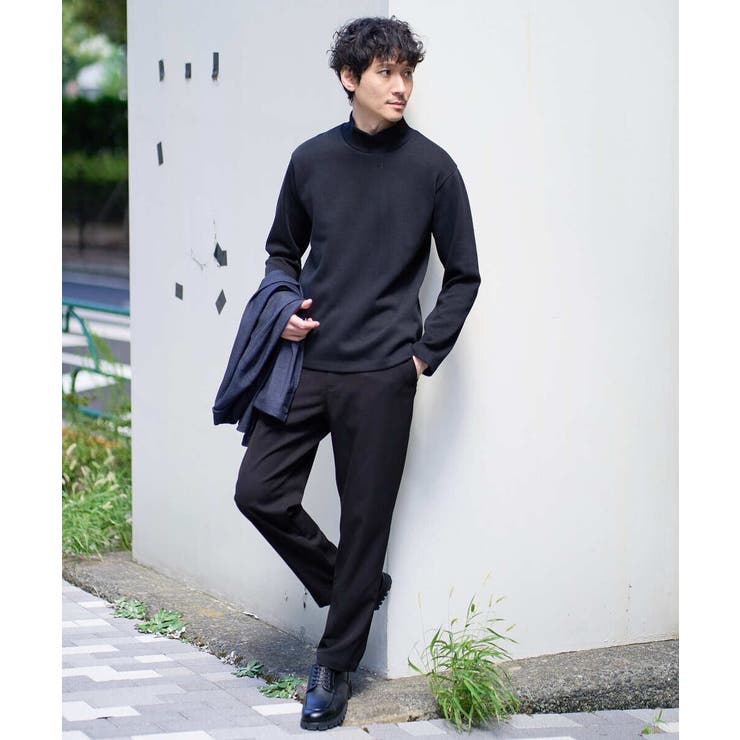 アゼダブルフェイスハイネックカットソー | a.v.v【MEN】 | 詳細画像3 