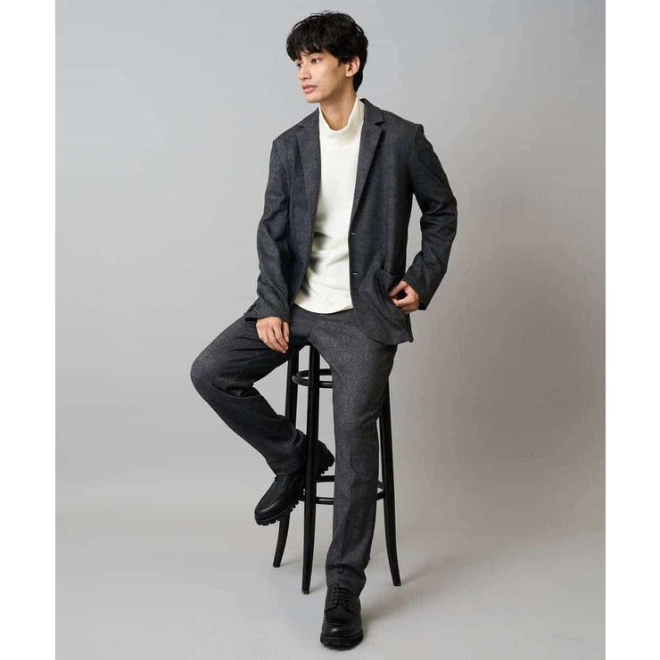 アゼダブルフェイスハイネックカットソー | a.v.v【MEN】 | 詳細画像9 