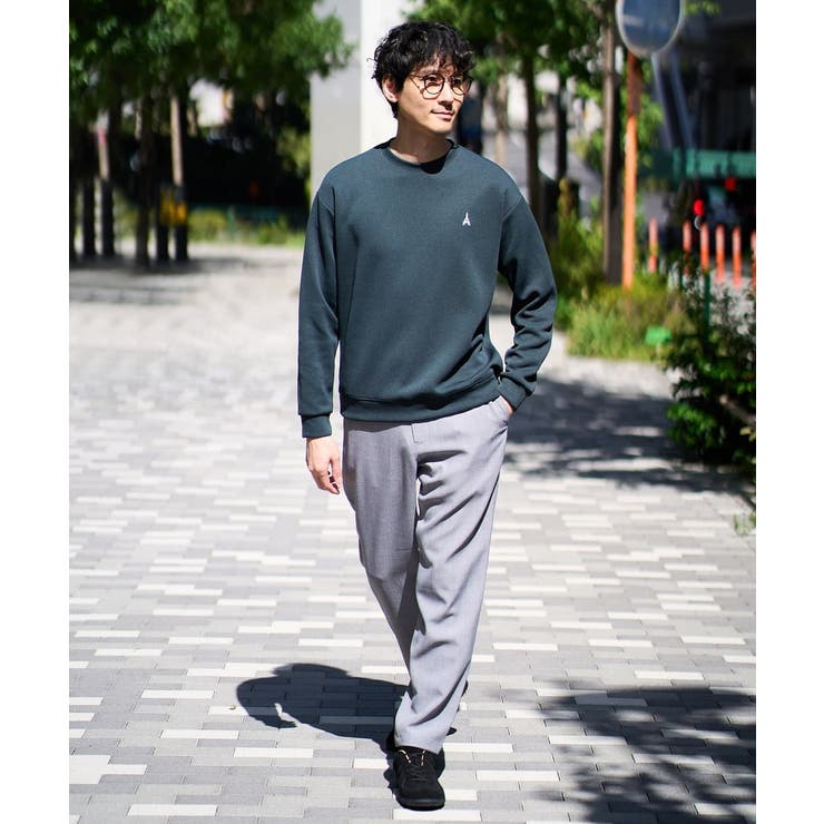 アゼダブルフェイスワンポイント刺繍プルオーバー | a.v.v【MEN】 | 詳細画像10 