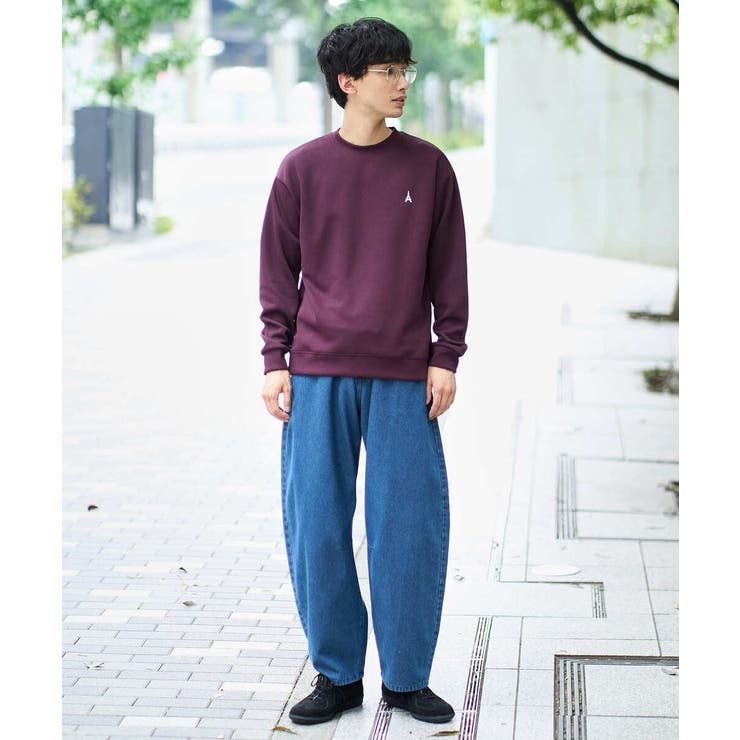 アゼダブルフェイスワンポイント刺繍プルオーバー | a.v.v【MEN】 | 詳細画像14 