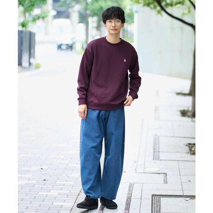 アゼダブルフェイスワンポイント刺繍プルオーバー | a.v.v【MEN】 | 詳細画像15 