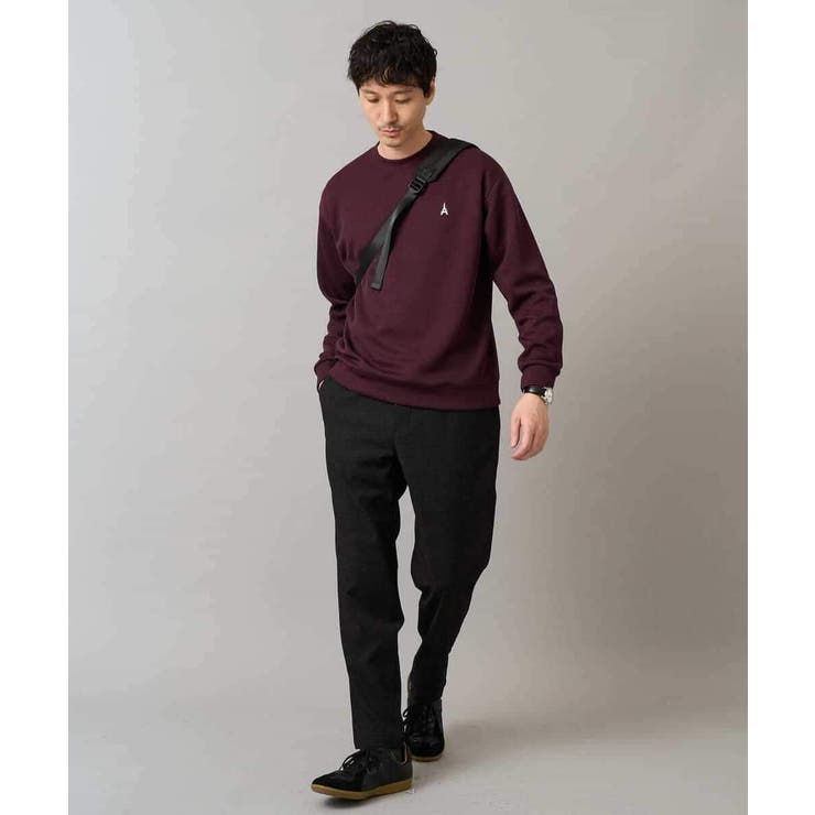 アゼダブルフェイスワンポイント刺繍プルオーバー | a.v.v【MEN】 | 詳細画像18 