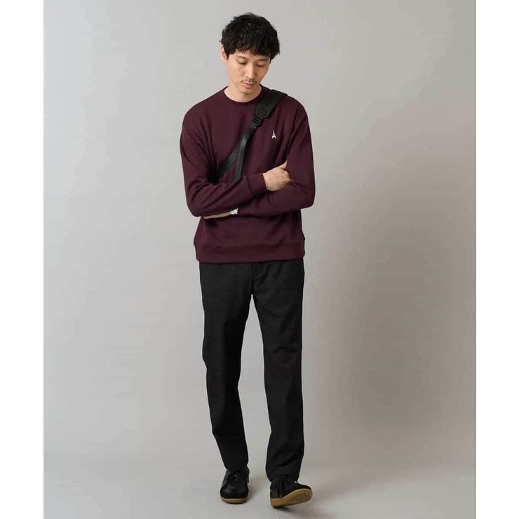 アゼダブルフェイスワンポイント刺繍プルオーバー | a.v.v【MEN】 | 詳細画像19 