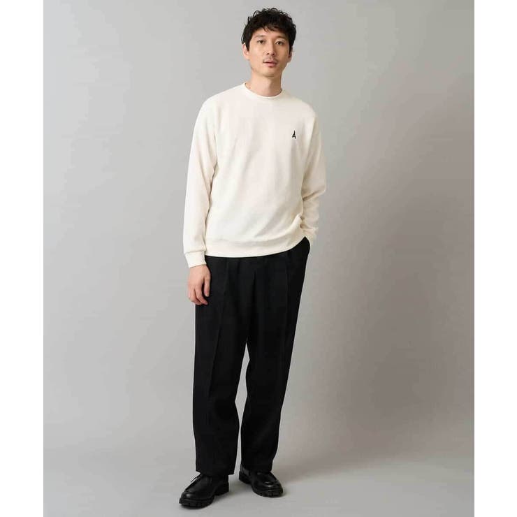 アゼダブルフェイスワンポイント刺繍プルオーバー | a.v.v【MEN】 | 詳細画像20 