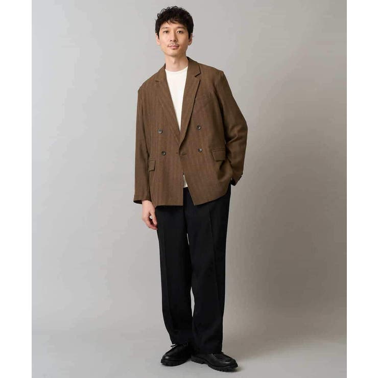 アゼダブルフェイスワンポイント刺繍プルオーバー | a.v.v【MEN】 | 詳細画像23 