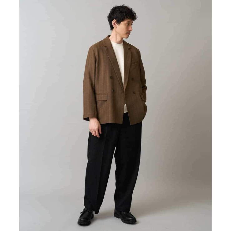 アゼダブルフェイスワンポイント刺繍プルオーバー | a.v.v【MEN】 | 詳細画像24 