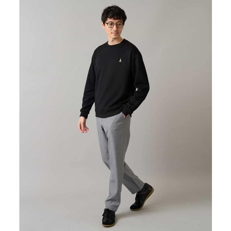 アゼダブルフェイスワンポイント刺繍プルオーバー | a.v.v【MEN】 | 詳細画像27 