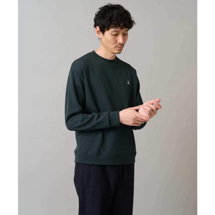 アゼダブルフェイスワンポイント刺繍プルオーバー | a.v.v【MEN】 | 詳細画像35 