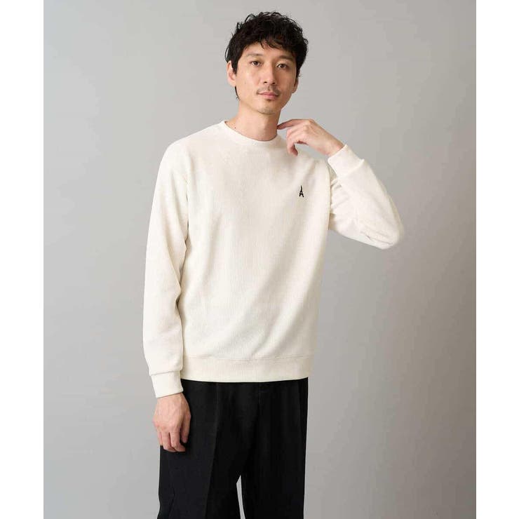 アゼダブルフェイスワンポイント刺繍プルオーバー | a.v.v【MEN】 | 詳細画像42 