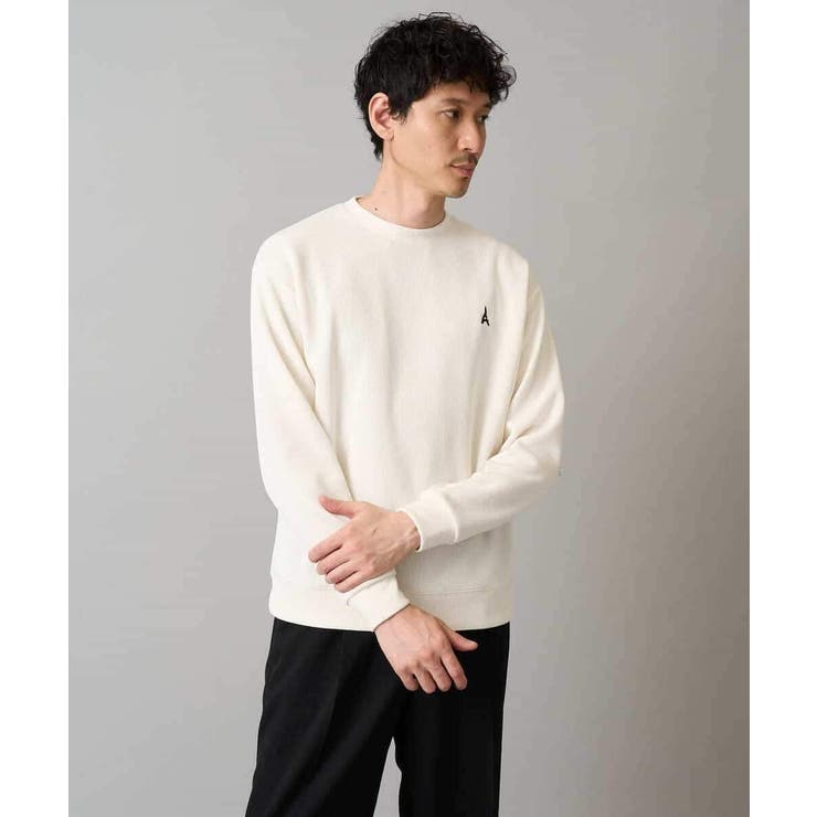 アゼダブルフェイスワンポイント刺繍プルオーバー | a.v.v【MEN】 | 詳細画像43 