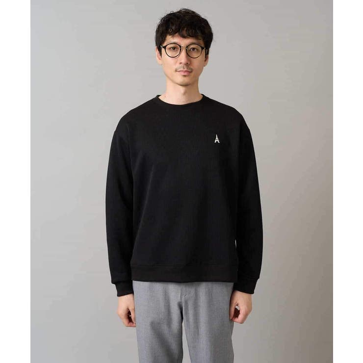 アゼダブルフェイスワンポイント刺繍プルオーバー | a.v.v【MEN】 | 詳細画像45 