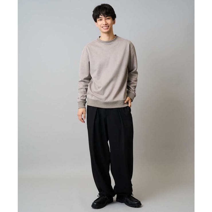 ツイルエンボスフェイクスエードプルオーバー | a.v.v【MEN】 | 詳細画像15