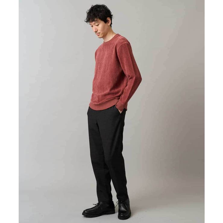 ヘリンボーン起毛セミワイドシルエットプルオーバー | a.v.v【MEN】 | 詳細画像11 