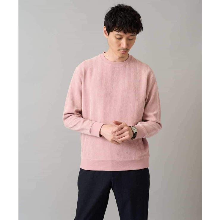 ヘリンボーン起毛セミワイドシルエットプルオーバー | a.v.v【MEN】 | 詳細画像24 