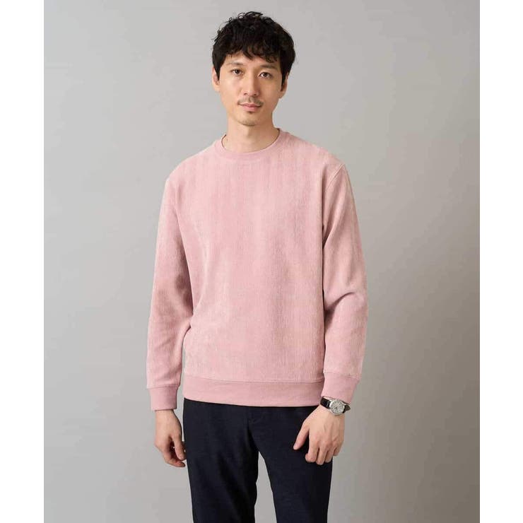 ヘリンボーン起毛セミワイドシルエットプルオーバー | a.v.v【MEN】 | 詳細画像25 