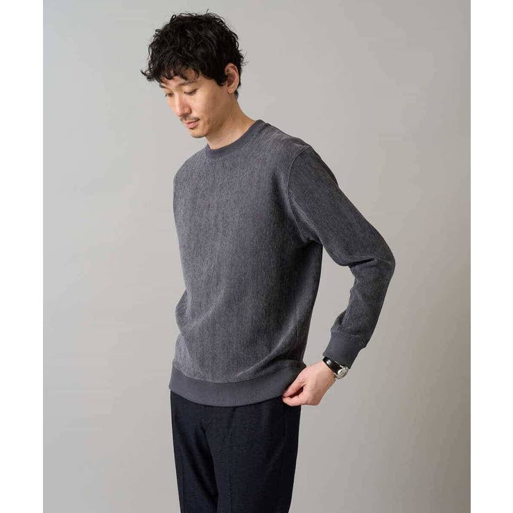 ヘリンボーン起毛セミワイドシルエットプルオーバー | a.v.v【MEN】 | 詳細画像32 