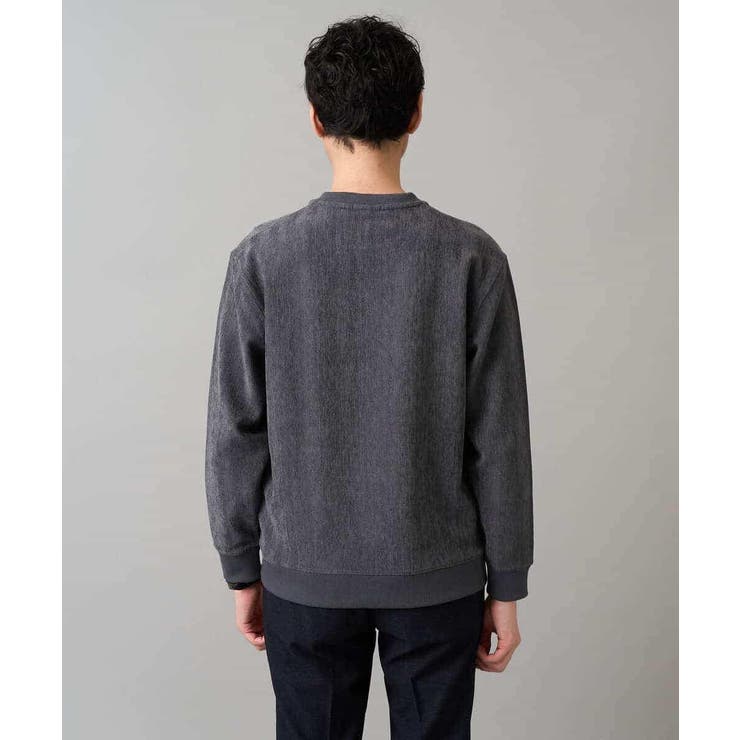 ヘリンボーン起毛セミワイドシルエットプルオーバー | a.v.v【MEN】 | 詳細画像36 