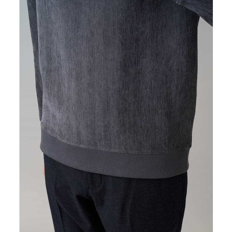 ヘリンボーン起毛セミワイドシルエットプルオーバー | a.v.v【MEN】 | 詳細画像39 