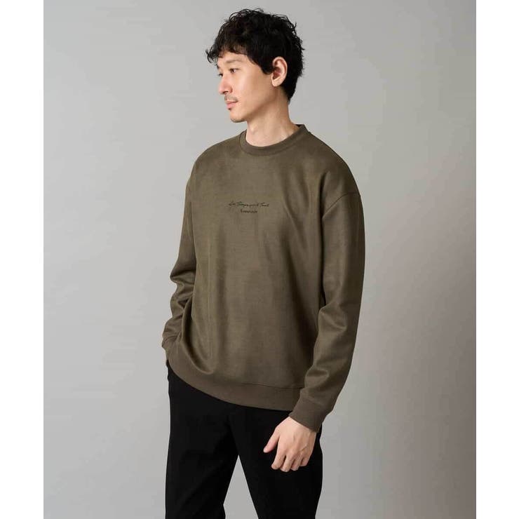 ツイルエンボスフェイクスエードミニロゴプルオーバー | a.v.v【MEN】 | 詳細画像10 