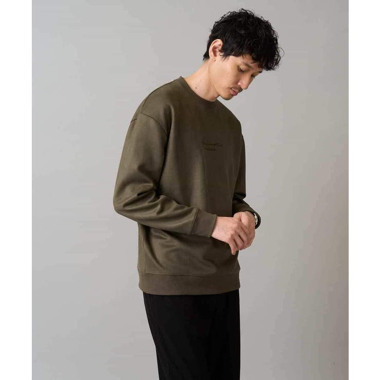 ツイルエンボスフェイクスエードミニロゴプルオーバー | a.v.v【MEN】 | 詳細画像11 