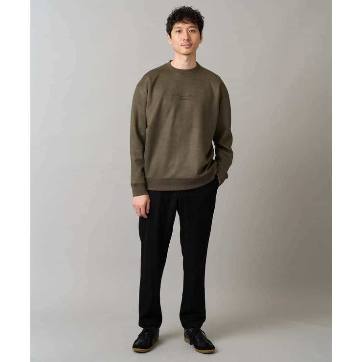 ツイルエンボスフェイクスエードミニロゴプルオーバー | a.v.v【MEN】 | 詳細画像2 