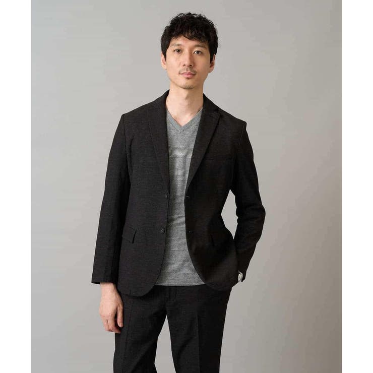 グレンチェックジャカードVネックTシャツ 通勤 ビジネス | a.v.v【MEN】 | 詳細画像15