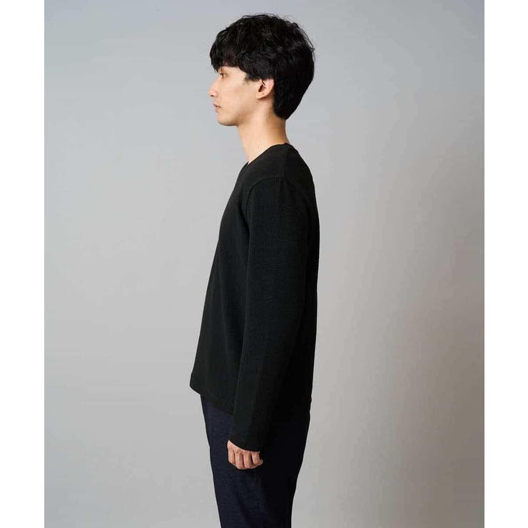 千鳥ジャカードVネックTシャツ 通勤 ビジネス | a.v.v【MEN】 | 詳細画像16 