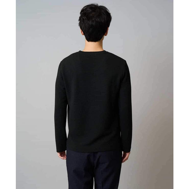 千鳥ジャカードVネックTシャツ 通勤 ビジネス | a.v.v【MEN】 | 詳細画像17 