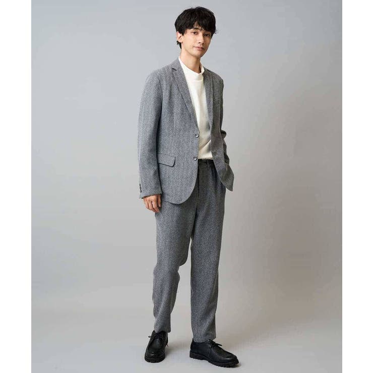 千鳥ジャカードVネックTシャツ 通勤 ビジネス | a.v.v【MEN】 | 詳細画像33 