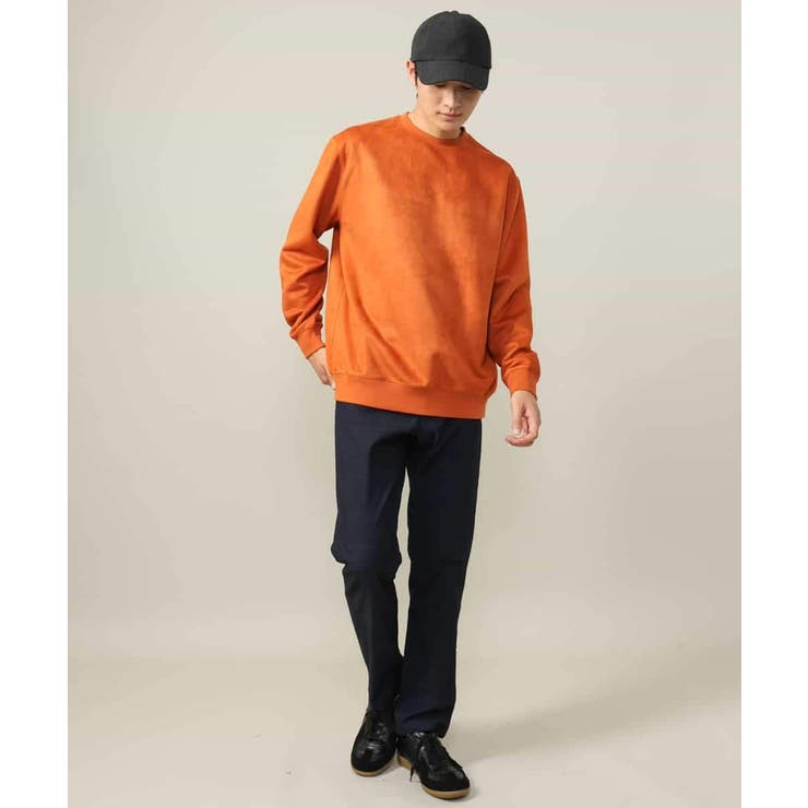 【春まで使える】フェイクスエードセミワイドシルエットプルオーバー(無地） | a.v.v【MEN】 | 詳細画像16 