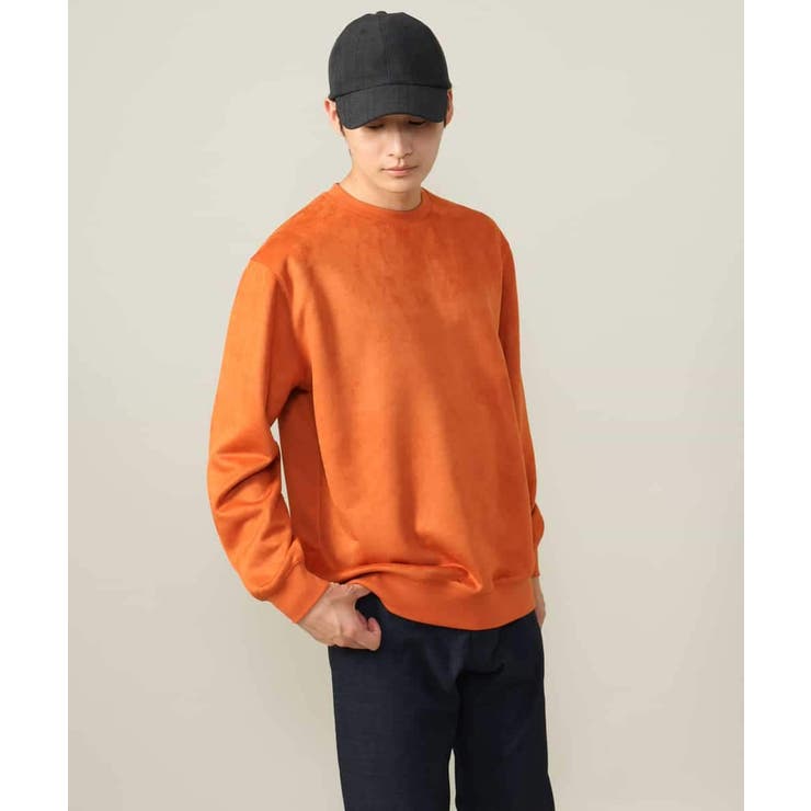 【春まで使える】フェイクスエードセミワイドシルエットプルオーバー(無地） | a.v.v【MEN】 | 詳細画像26 