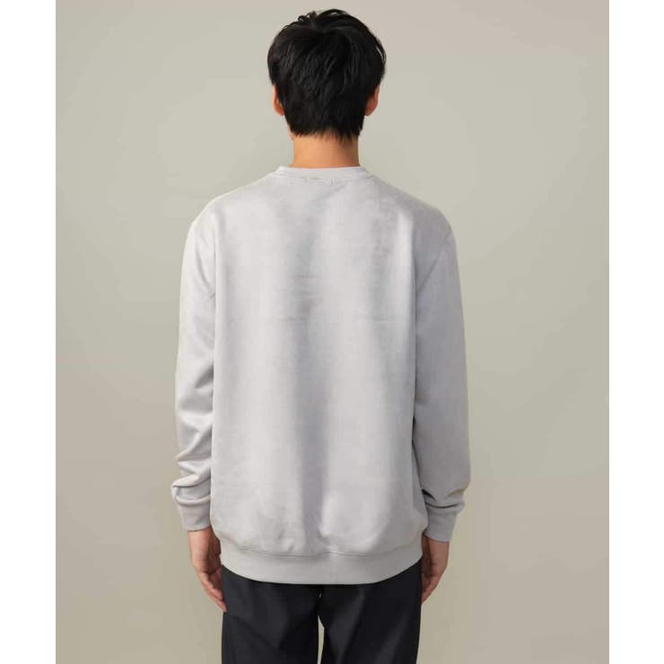 【春まで使える】フェイクスエードセミワイドシルエットプルオーバー(無地） | a.v.v【MEN】 | 詳細画像33 