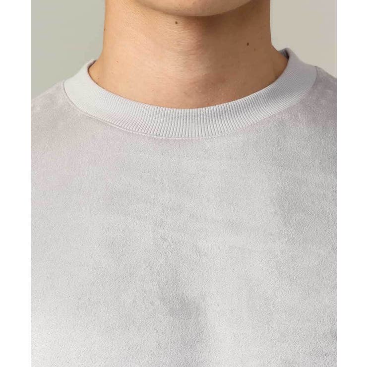 【春まで使える】フェイクスエードセミワイドシルエットプルオーバー(無地） | a.v.v【MEN】 | 詳細画像34 