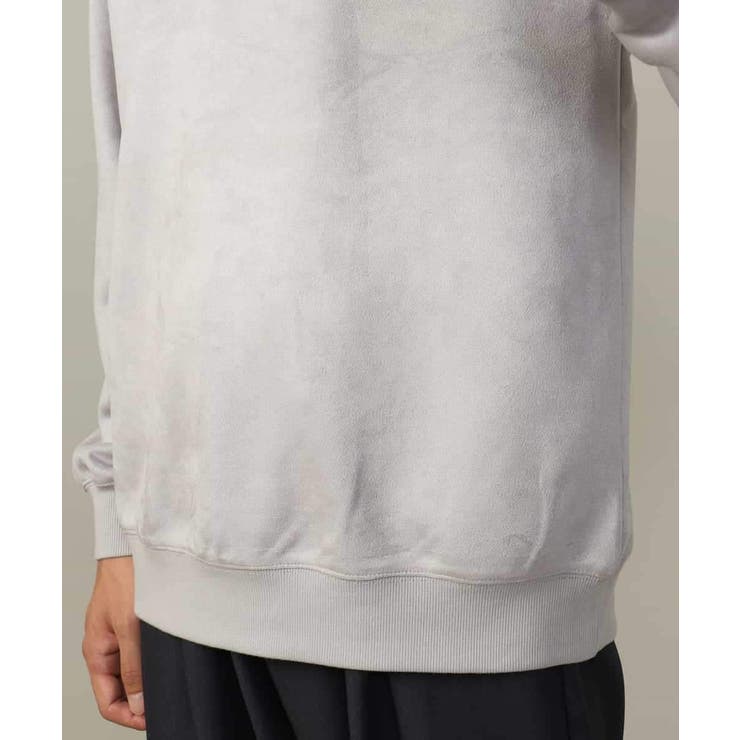 【春まで使える】フェイクスエードセミワイドシルエットプルオーバー(無地） | a.v.v【MEN】 | 詳細画像36 